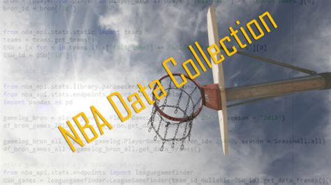 How to Get NBA Data Using the nba.